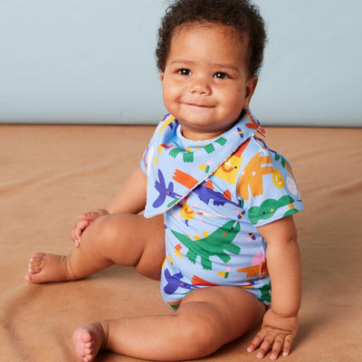 Halcyon Nights Baby Short Sleeve Bodysuit Dino Days - Studio Play