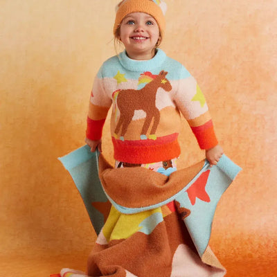 Halcyon Nights Giddy Up Baby Blanket