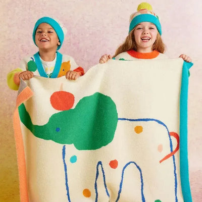 Halcyon Nights Happy Herd Baby Blanket