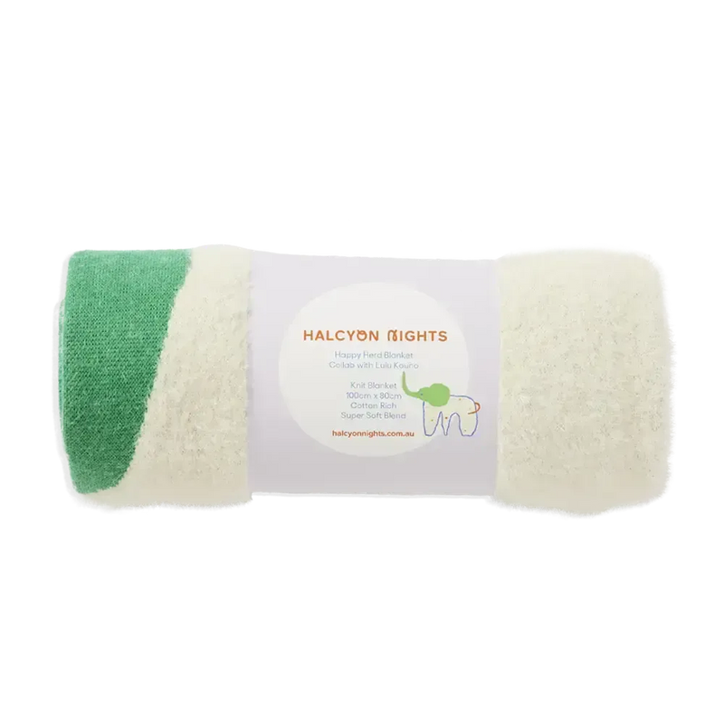 Halcyon Nights Happy Herd Baby Blanket