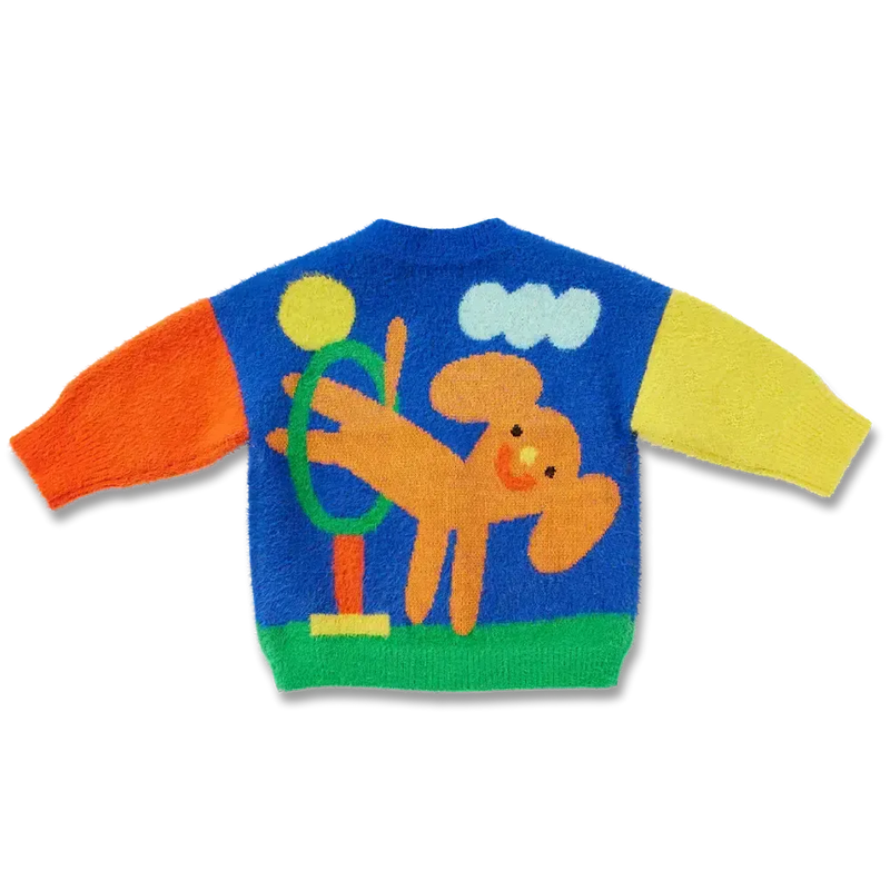 Halcyon Nights Puppy Park Knit Cardigan