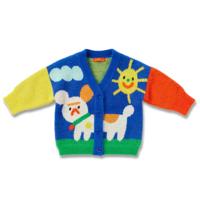 Halcyon Nights Puppy Park Knit Cardigan