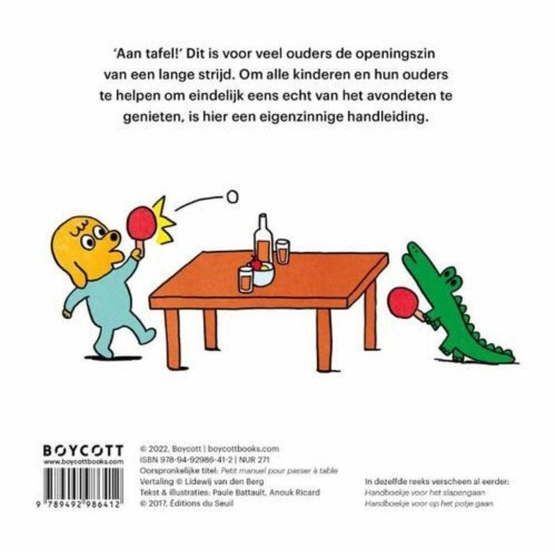 Handboekje Voor Het Eten Aan Tafel