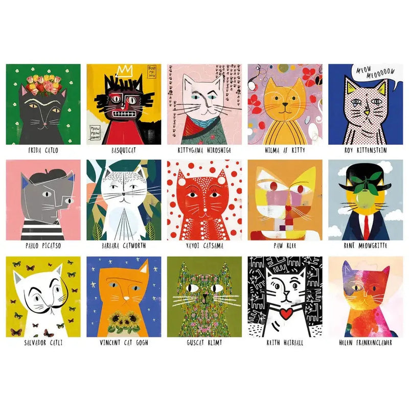 happily puzzles Art Cats