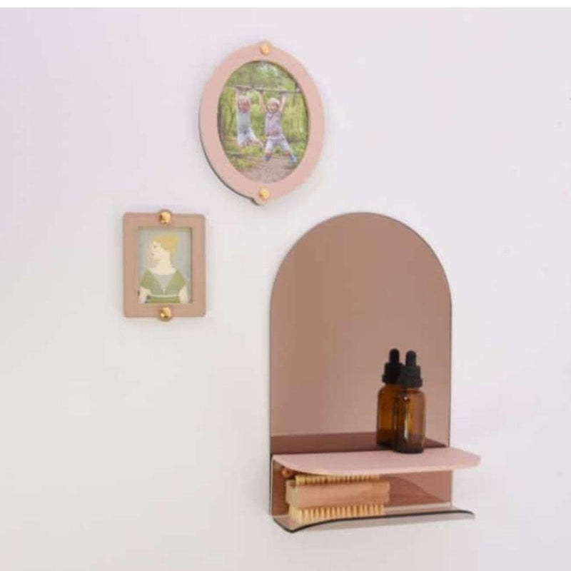 Harm & Elke Wall Mirror Brons/Nude - Studio Play