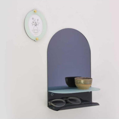 Harm & Elke Wall Mirror Dark Grey