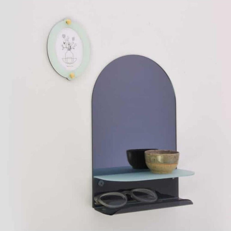 Harm & Elke Wall Mirror Dark Grey