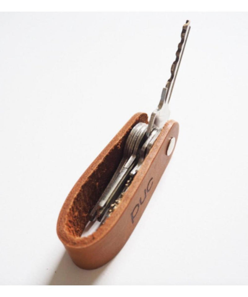 Hide & Key Sleutelhanger Cognac