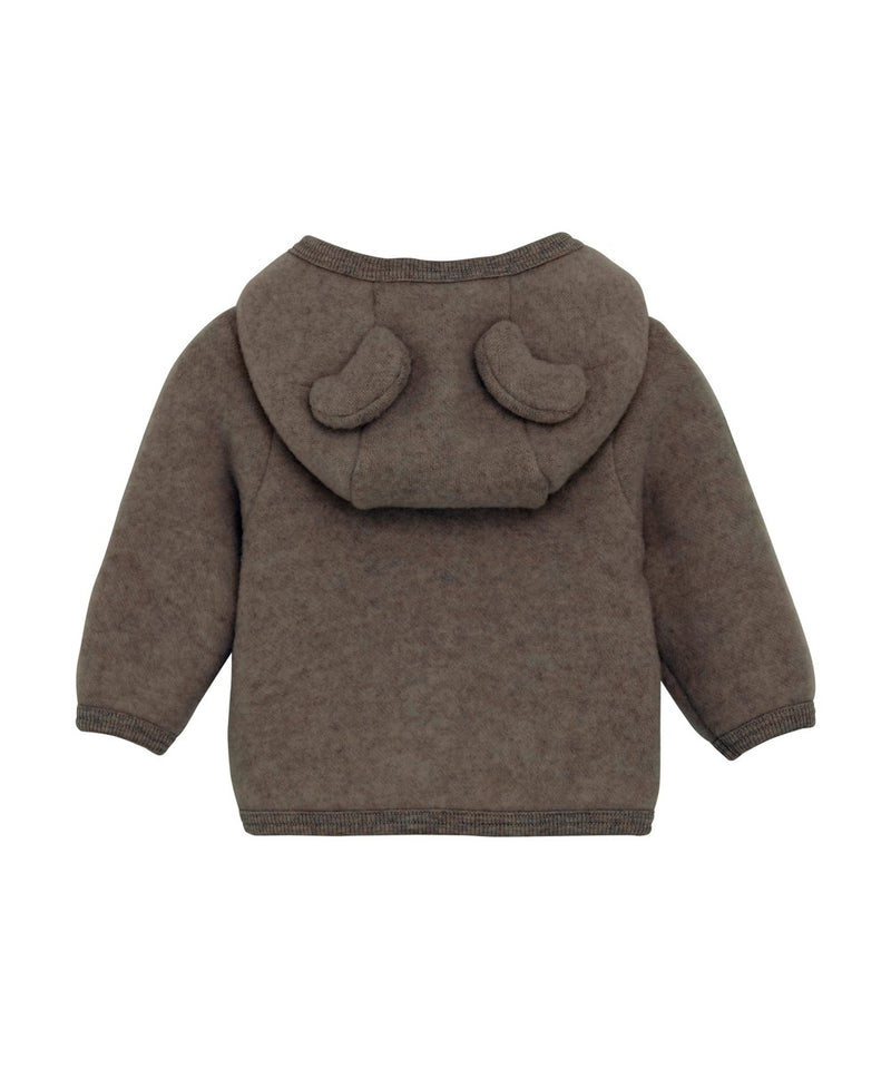 HUTTELiHUT Jacket Ears Wool Fleece Brown Melange