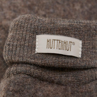 HUTTELiHUT Mittens Wool Fleece 2 - layers Brown Melange - Studio Play