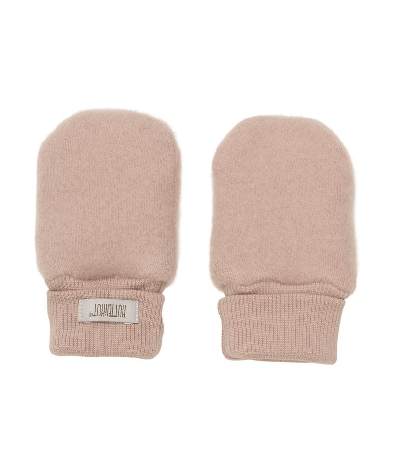 HUTTELiHUT Mittens Wool Fleece 2-layers Mahogany Rose