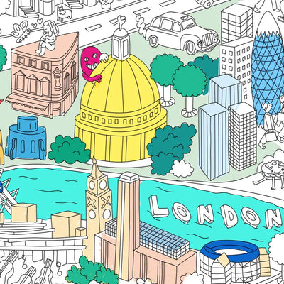 OMY XL Kleurposter London