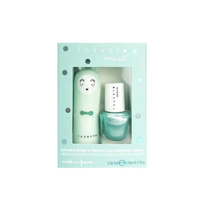 Inuwet Duo Lip Balm Apple Nailpolish Turquoise - Studio Play