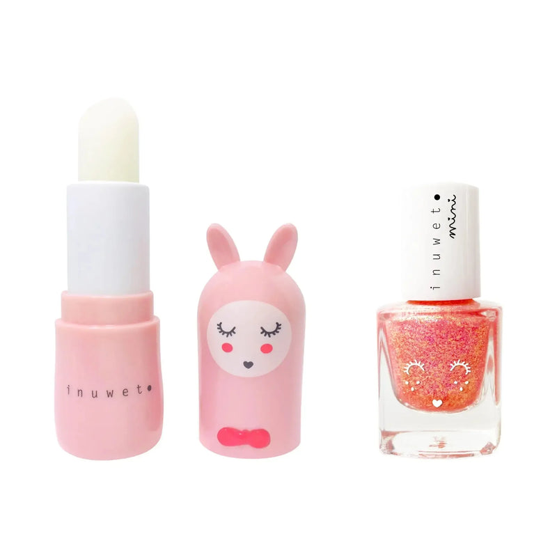 Inuwet Duo Lip Balm Nailpolish Pink - Studio Play