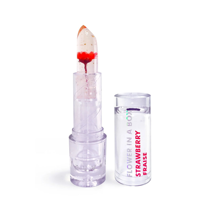Inuwet Lip Balm Flower In Box Strawberry