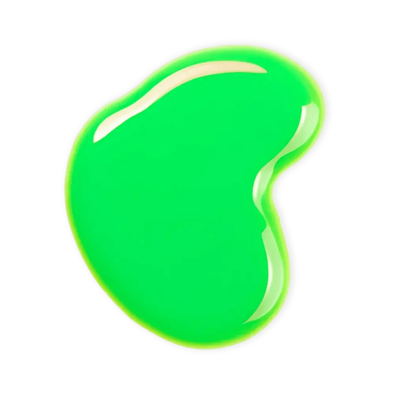 Inuwet Waterbased Nail Polish - Neon Green - Studio Play