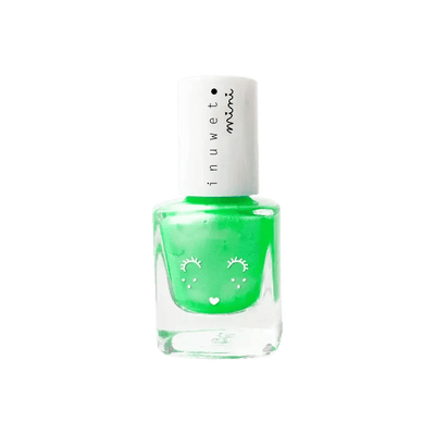 Inuwet Waterbased Nail Polish - Neon Green - Studio Play