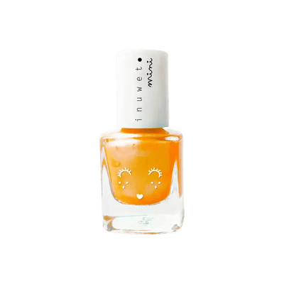 Inuwet Waterbased Nail Polish - Neon Orange - Studio Play