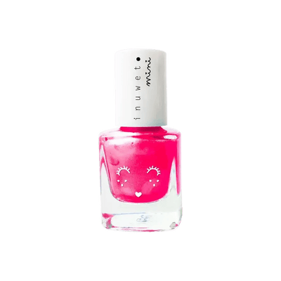 Inuwet Waterbased Nail Polish - Neon Pink - Studio Play