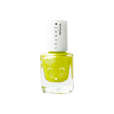 Inuwet Waterbased Nail Polish - Neon Yellow - Studio Play