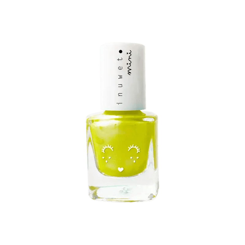 Inuwet Waterbased Nail Polish - Neon Yellow - Studio Play