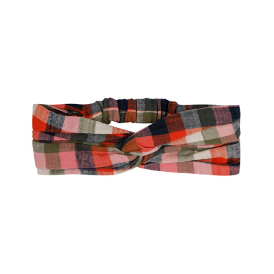 Jenest Headband Orange Multi Check - Studio Play
