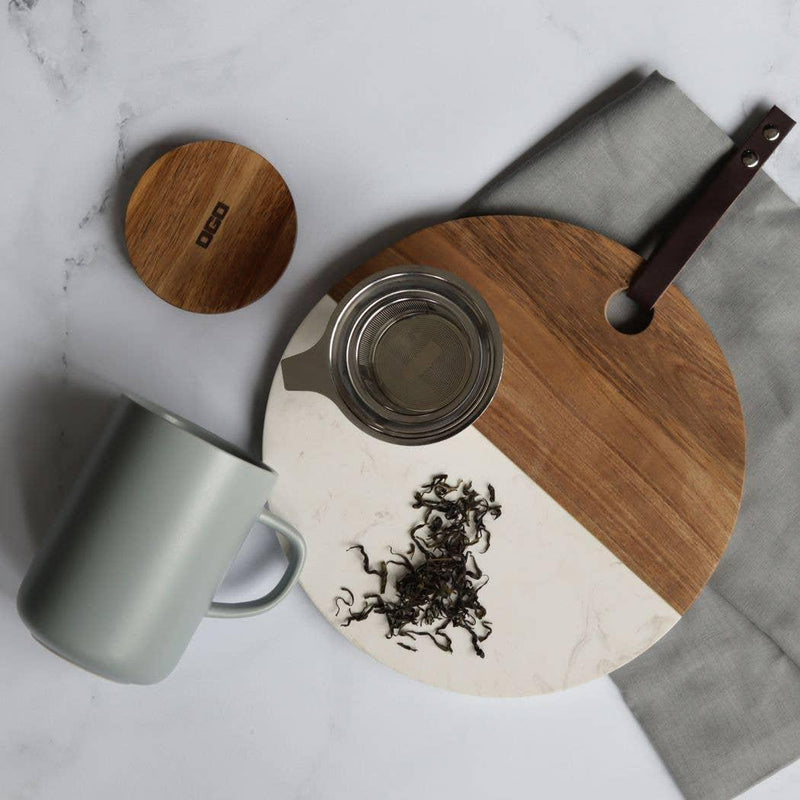 Juliet Pearl theepot met acaciadeksel