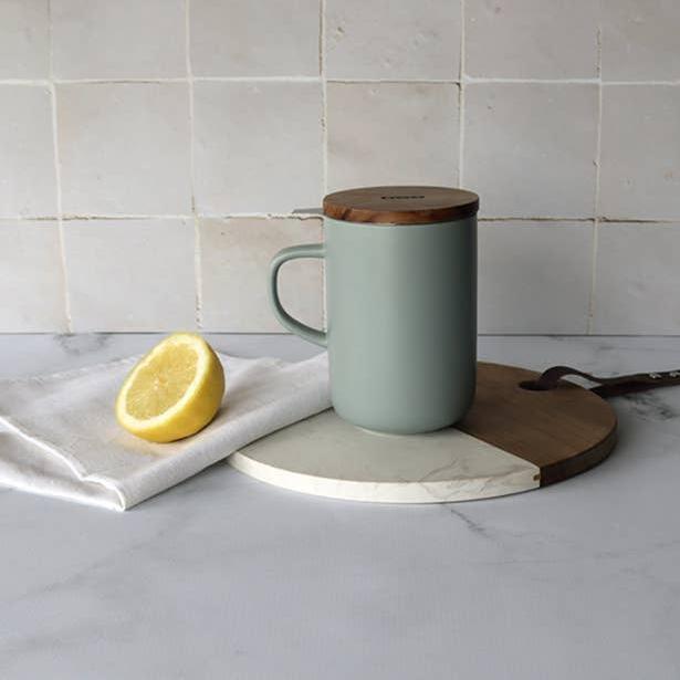 Juliet Pearl theepot met acaciadeksel