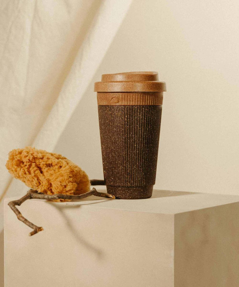Kaffee Form Weducer Cup Refined Coffee/Nutmeg - Double Lid