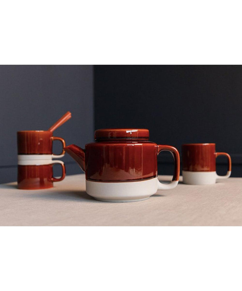 Kinta Cyl Cer Theepot L red/brown