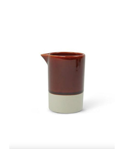 Kinta Milk Jar Cyl Cer Red/Brown