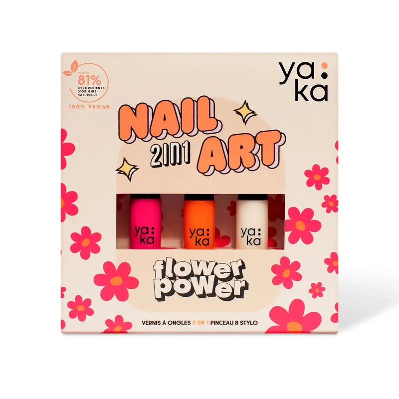 YAKA Kit Nail Art Flower Power