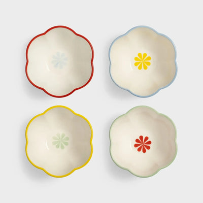 &Klevering Bowl Folk Small Set Of 4 - Studio Play