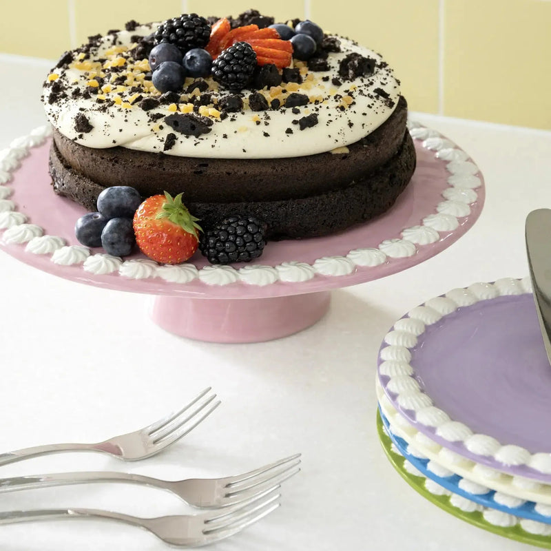 &Klevering Cake Platter Whip Pink - Studio Play
