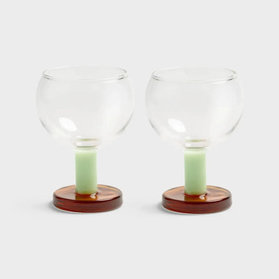 &Klevering Glass Cantine Amber Set Of 2 - Studio Play