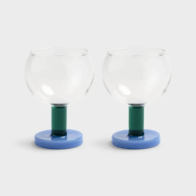 &Klevering Glass Cantine Blue Set Of 2 - Studio Play