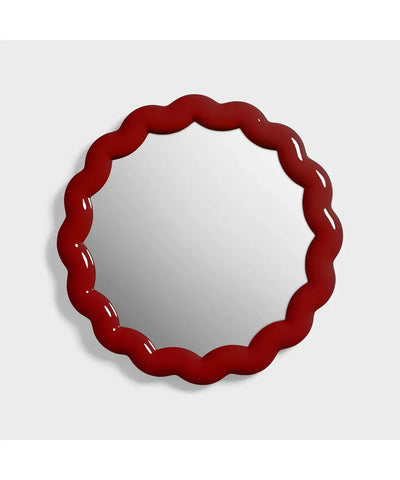 &Klevering Mirror Zigzag Burgundy