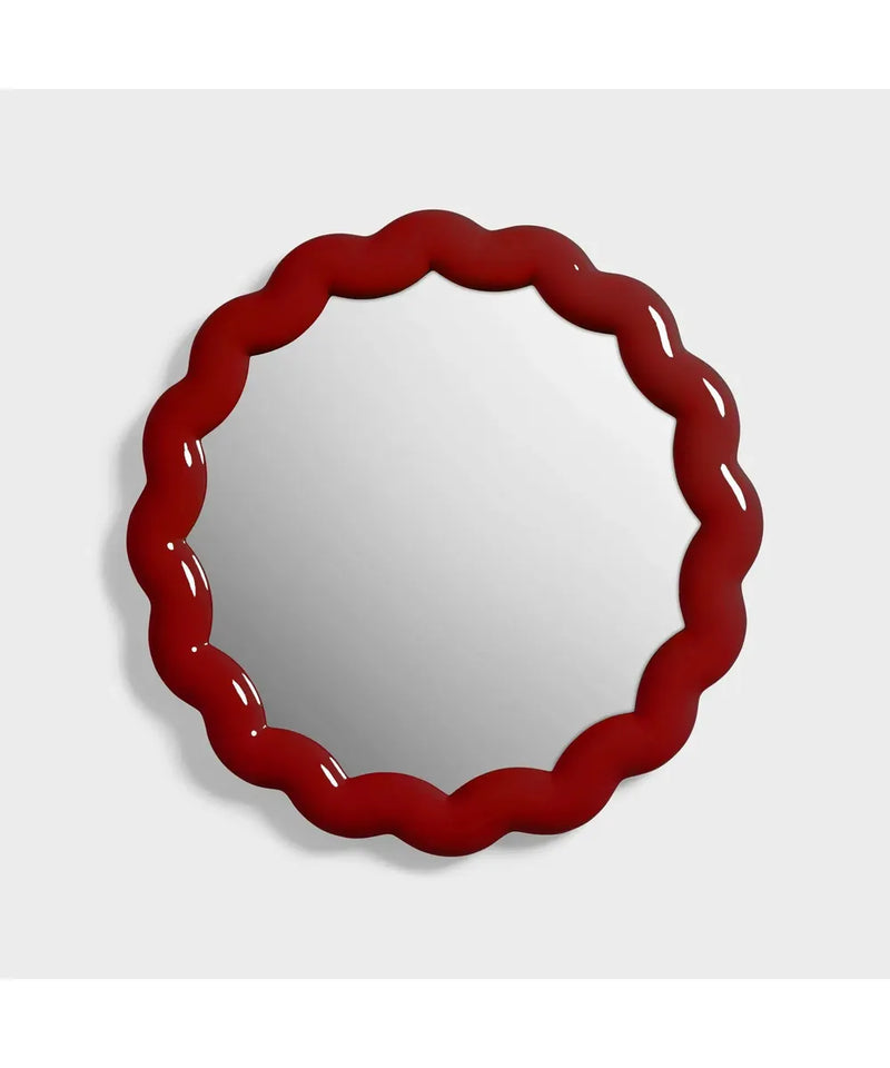 &Klevering Mirror Zigzag Burgundy