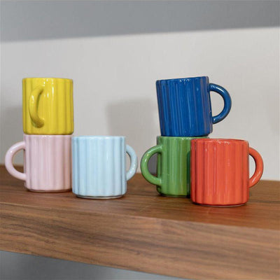 &Klevering Mug Espresso Tube (Set of 1) - Studio Play