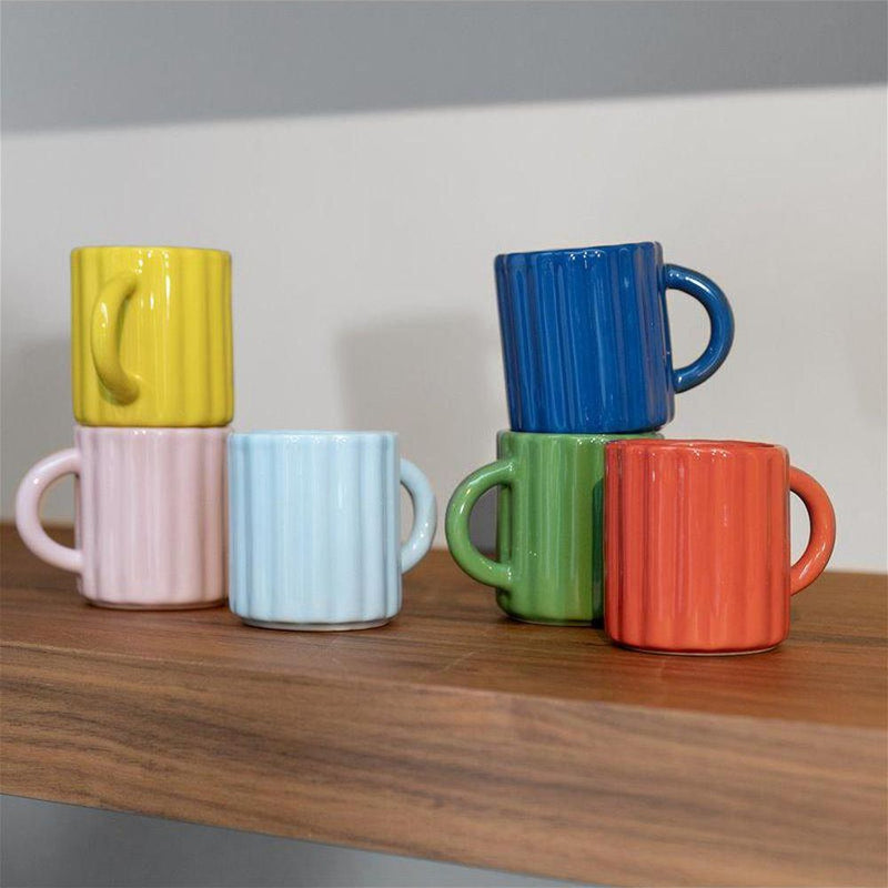 &Klevering Mug Espresso Tube (Set of 1) - Studio Play