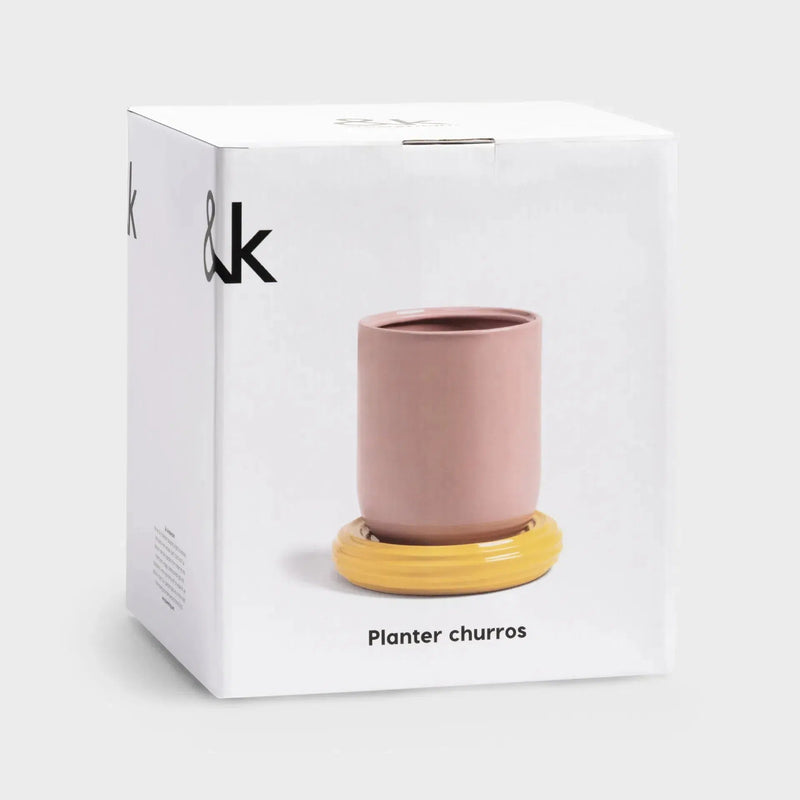 &Klevering Planter Churros Pink - Studio Play