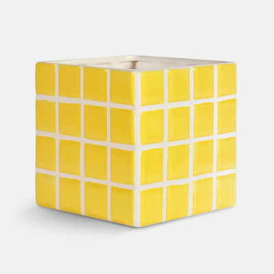 &Klevering Planter Tile Yellow - Studio Play