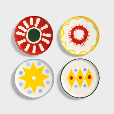 &Klevering Plate Festivo Small Set Of 4 - Studio Play
