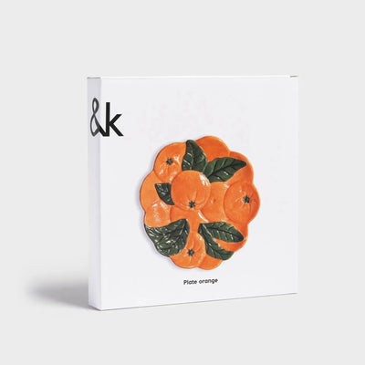 &Klevering Plate Orange - Studio Play