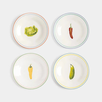 &Klevering Plate Vegetatie Set Of 4 - Studio Play