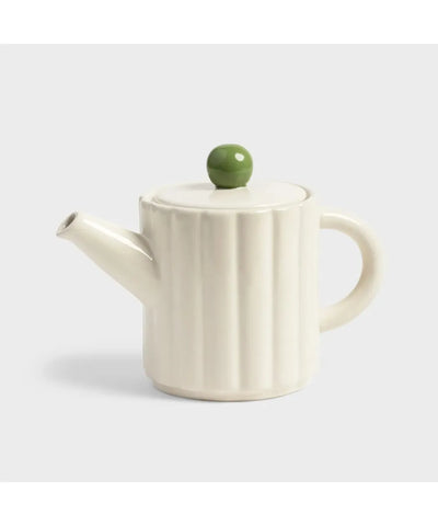 &Klevering Teapot Tube Off White