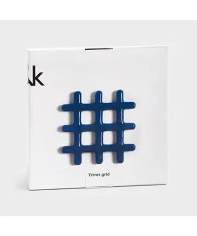 &Klevering Trivet Grid Blue