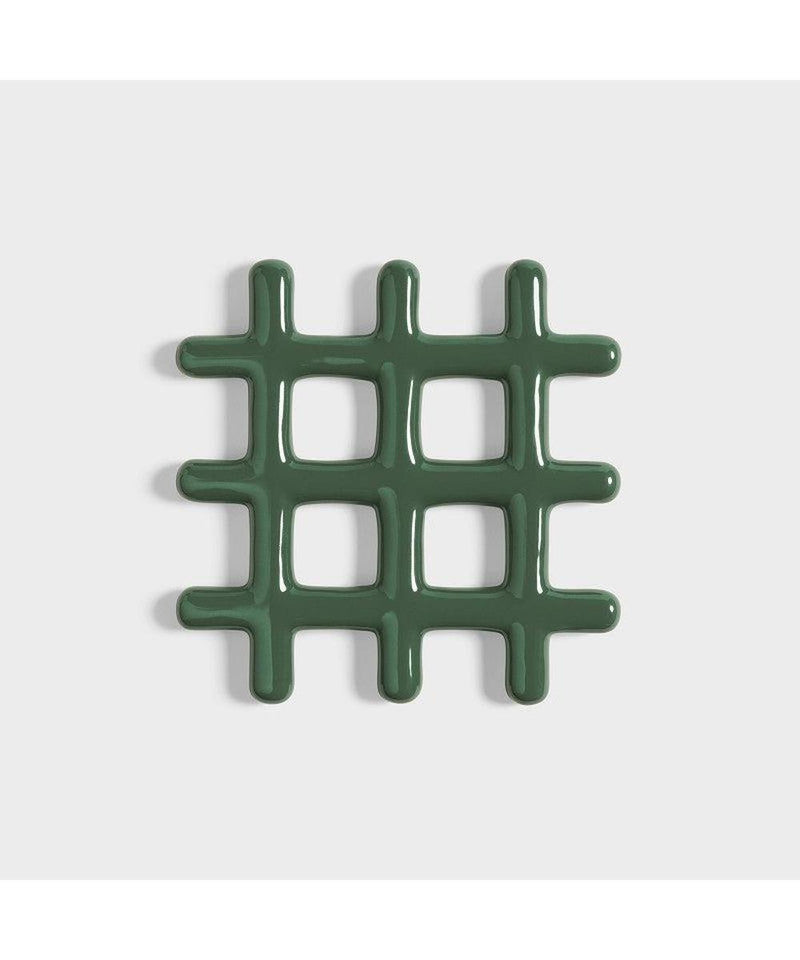&Klevering Trivet Grid Green