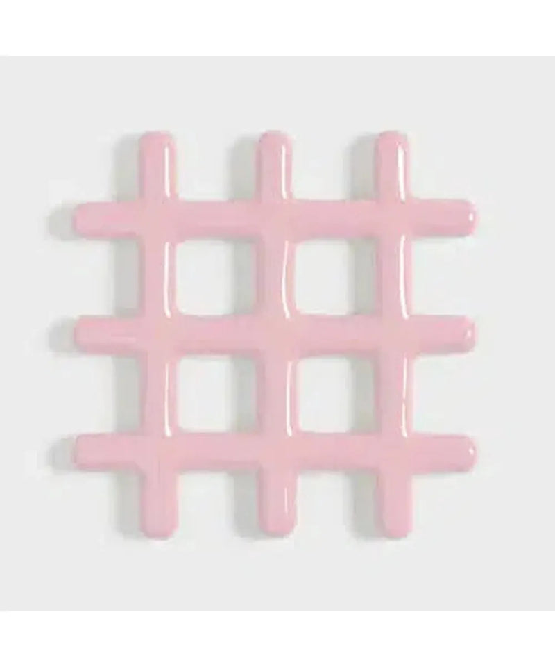 &Klevering Trivet Grid Pink