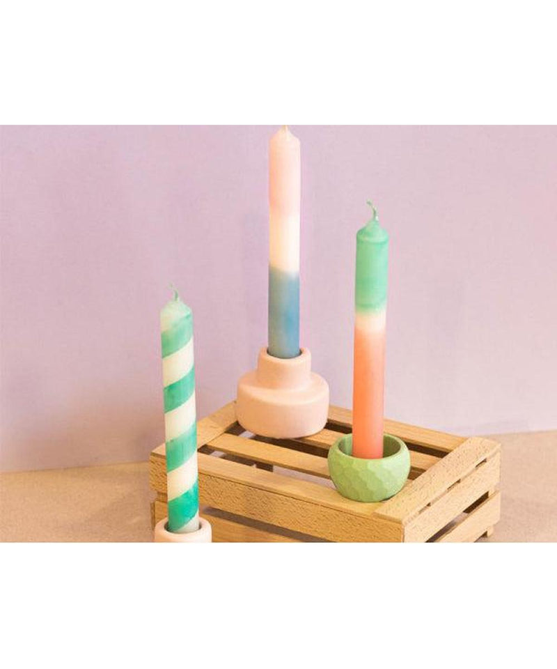 La petite Epicerie DIY Dip Dye Kaarsen - Mint